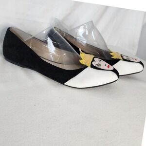 Disney Evil Queen Flats Embroidered Slip On Shoes Character Cosplay Size 9